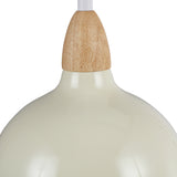 Oak Pendel Ø19 Lyst Træ - Glossy Vanilje