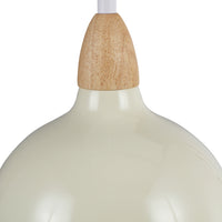 Oak Pendel Ø19 Lyst Træ - Glossy Vanilje