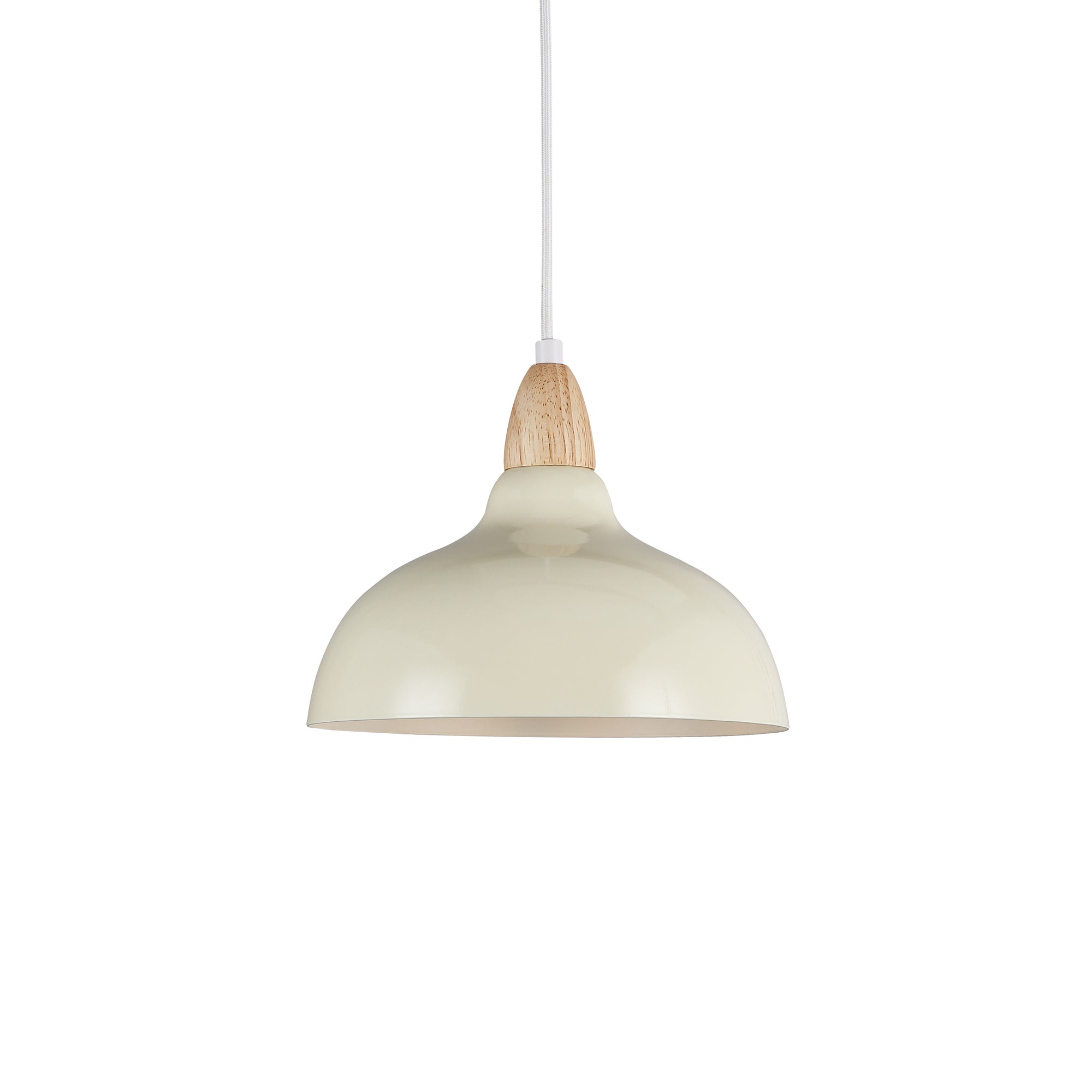 Oak Pendel Ø24 Glossy Vanilje-Nordic Seasons-OutletLamper.dk