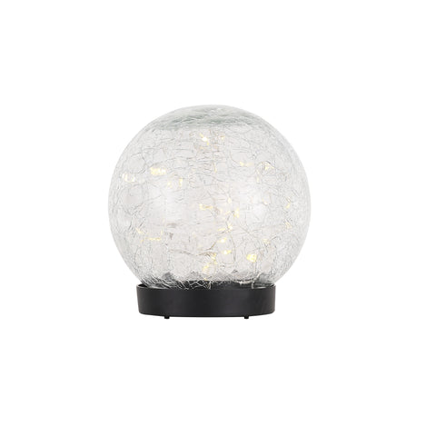 Solcelle Glaskugle 12cm