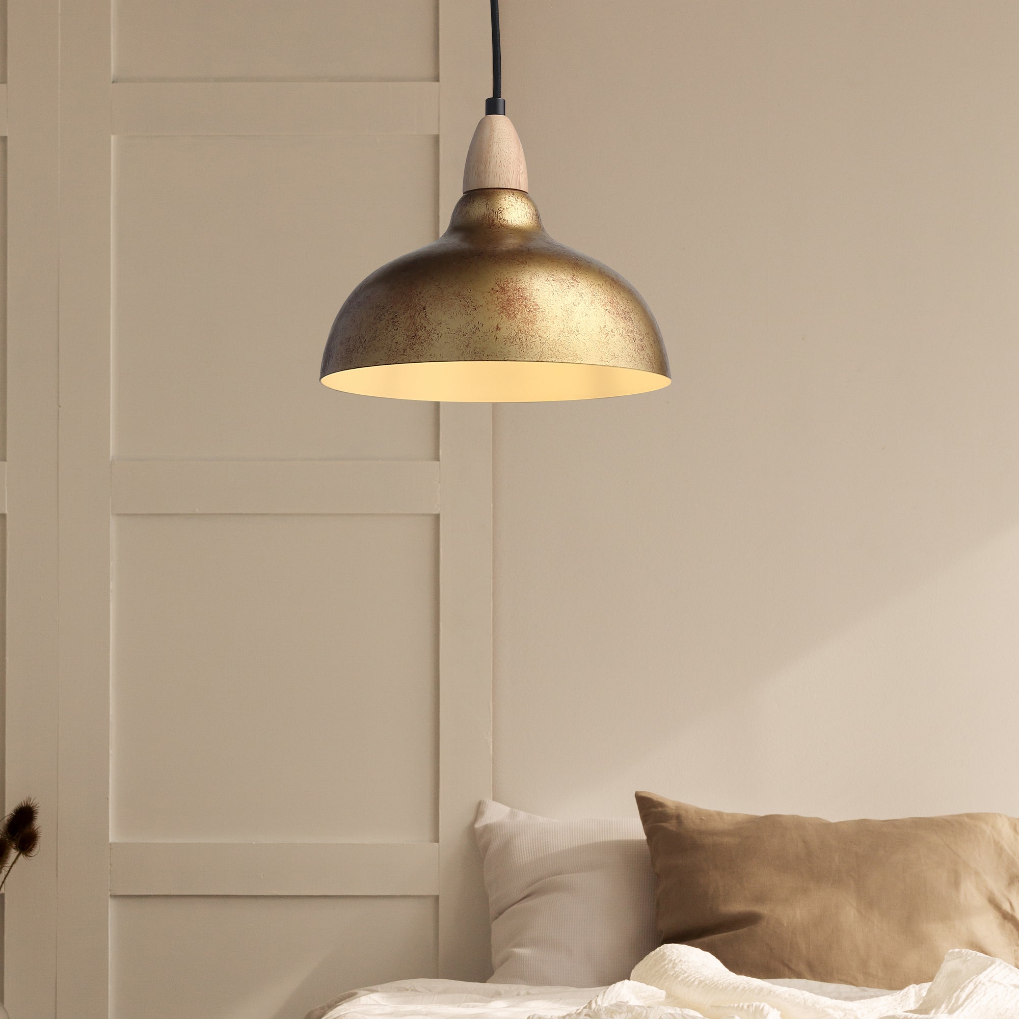 Oak Pendel Ø24 Antik Messing-Nordic Seasons-OutletLamper.dk