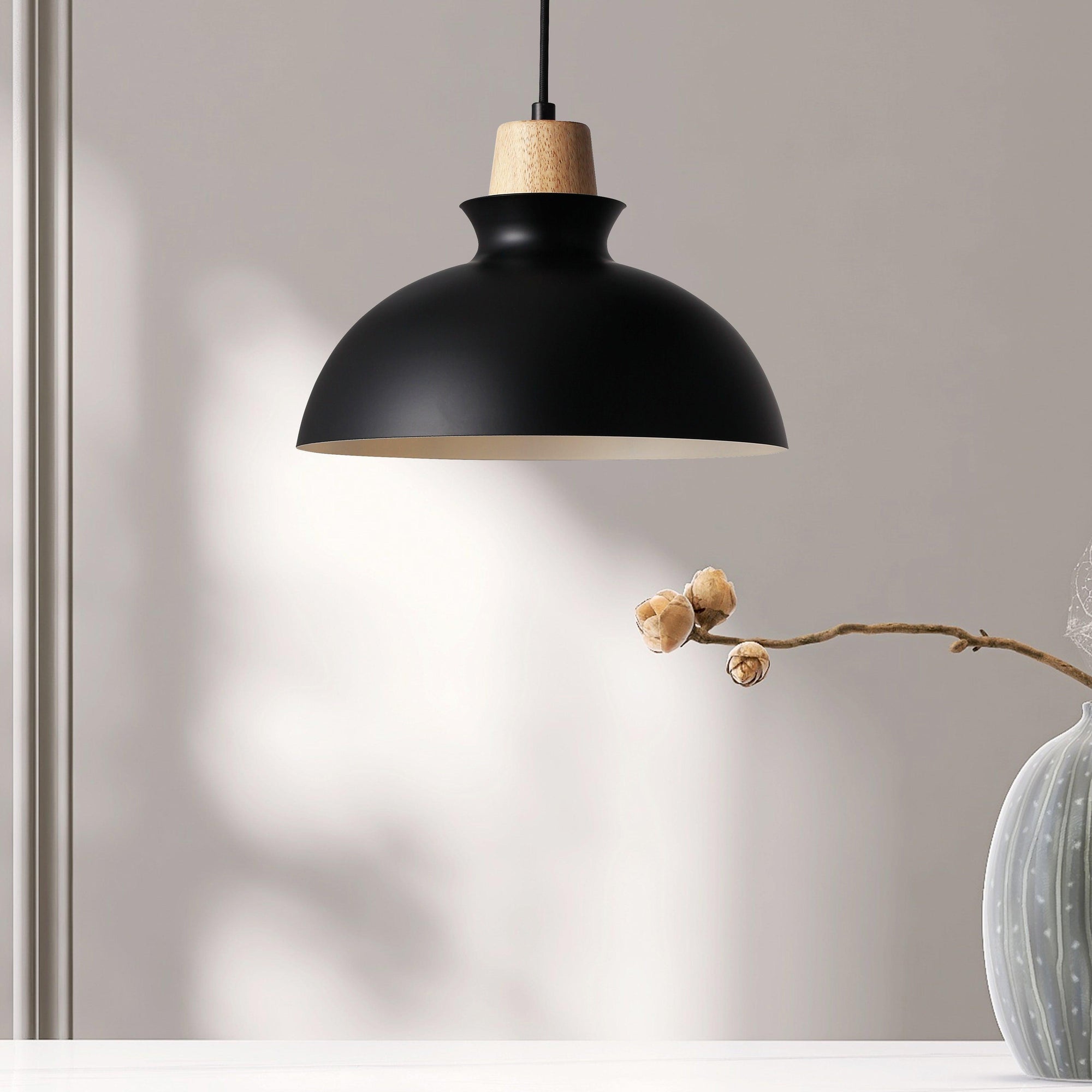 Tray Pendel Ø28 Sort-Nordic Seasons-OutletLamper.dk