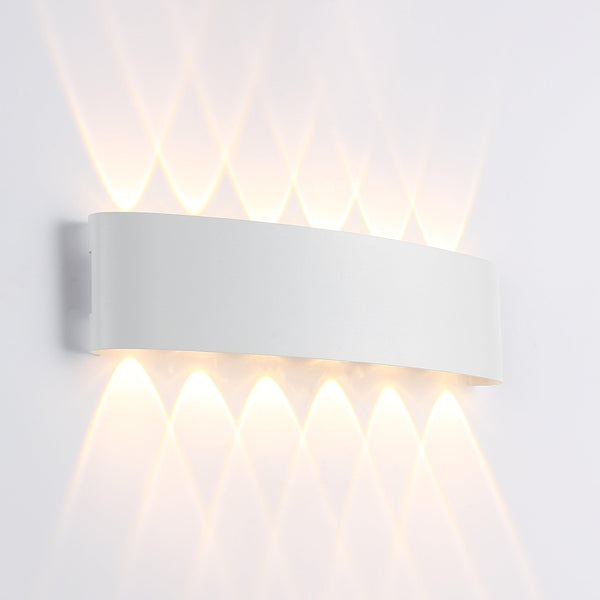 Ortelo 12W 32cm Væglampe Hvid