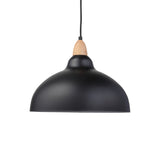 Oak Pendel Ø35 Lyst Træ/Sort-Nordic Seasons-OutletLamper.dk