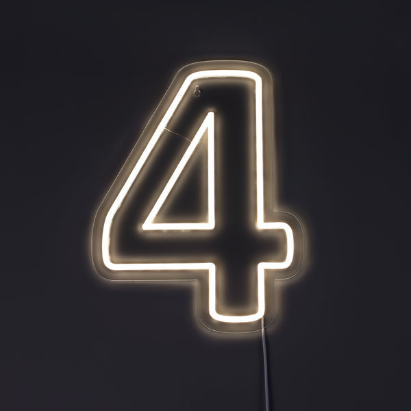 Tal 4 Neon Væglampe