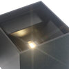 LED Væglampe IP65 12W Udendørs Sort