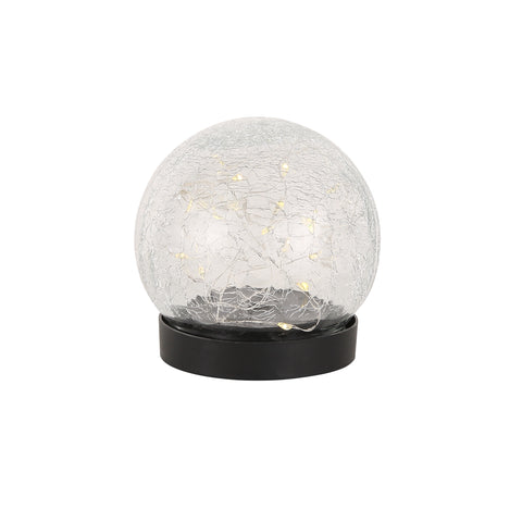 Solcelle Glaskugle 10cm