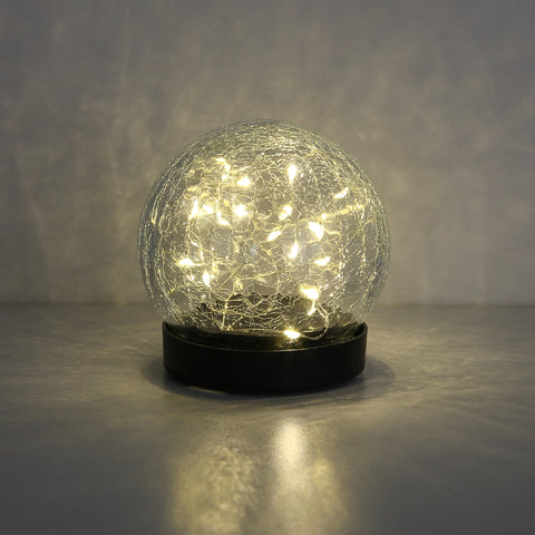 Solcelle Glaskugle 10cm