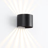 Cube Round Sunset IP65 6W Udendørs Væglampe Sort