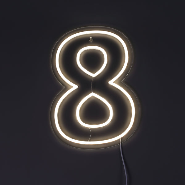 Tal 8 Neon Væglampe