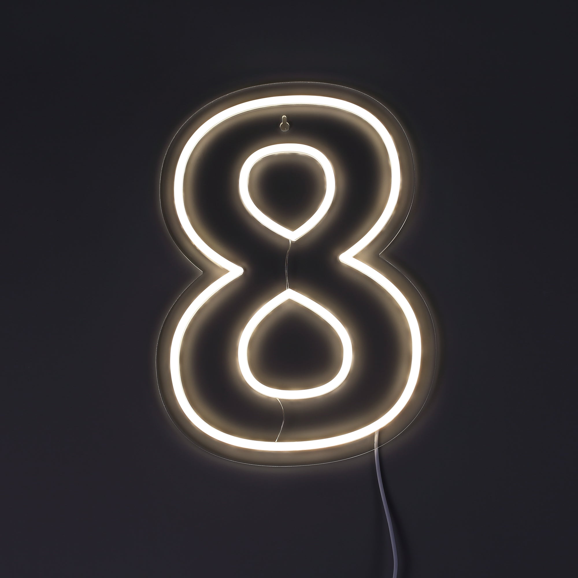 Tal 8 Neon Væglampe-Lightish-OutletLamper.dk