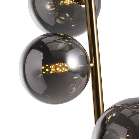 Valencia Hjørnependel Messing/Smoke