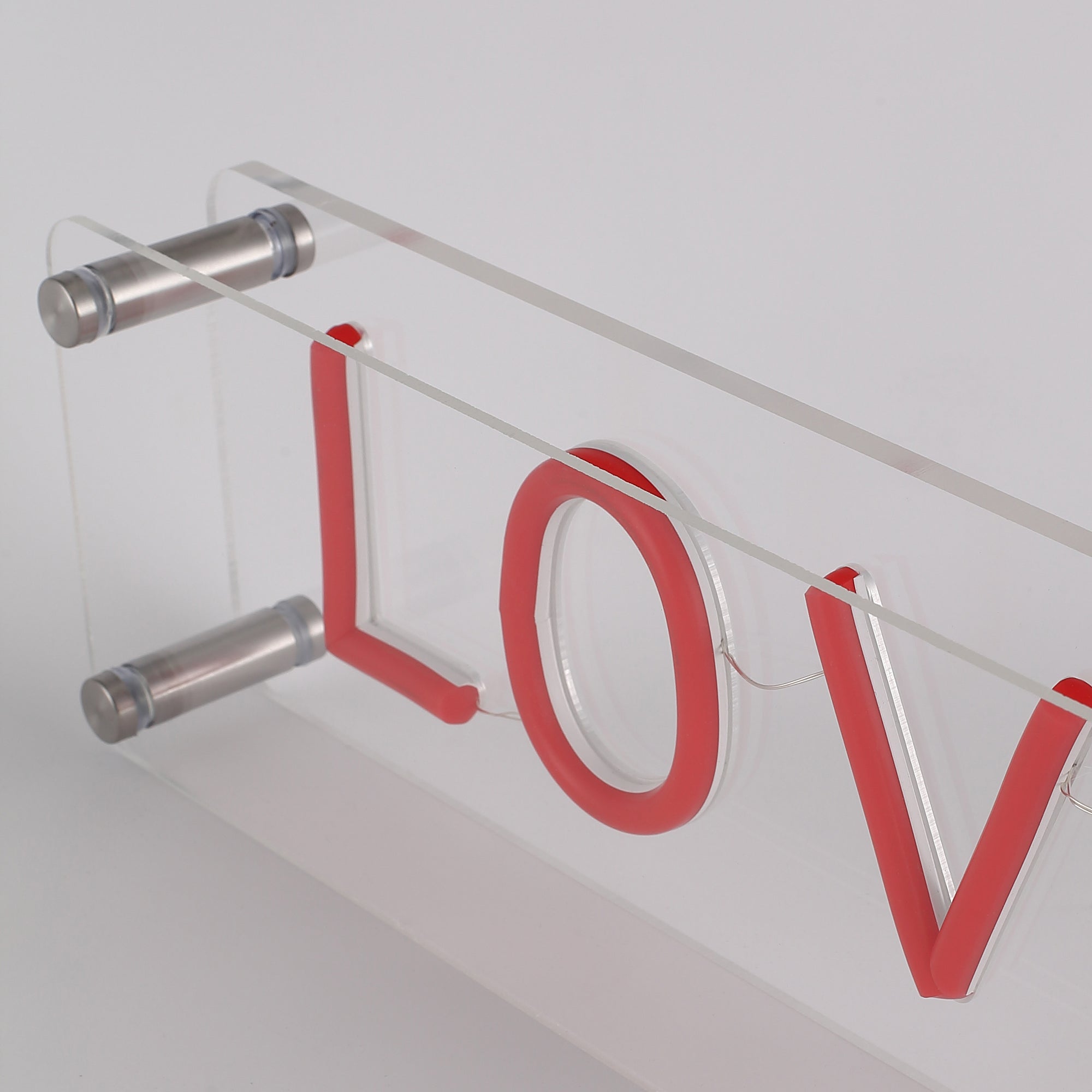 LOVE LED Neon Box Bordlampe-Lightish-OutletLamper.dk