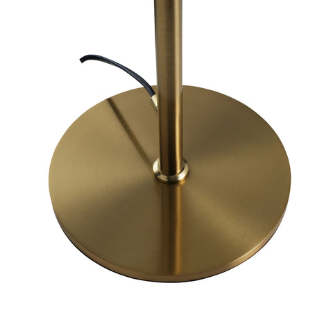 Valencia Gulvlampe Messing/Opal