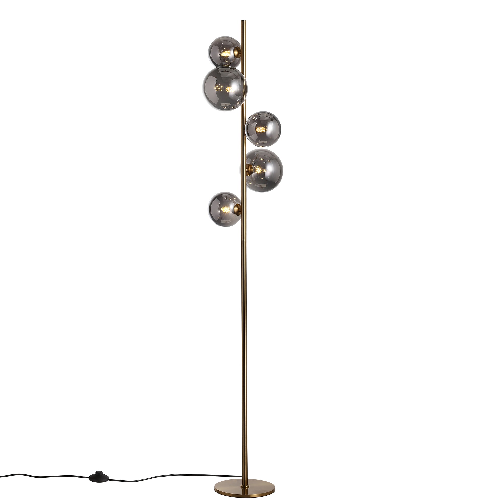 Valencia Gulvlampe Messing/Smoke-Nordic Seasons-OutletLamper.dk