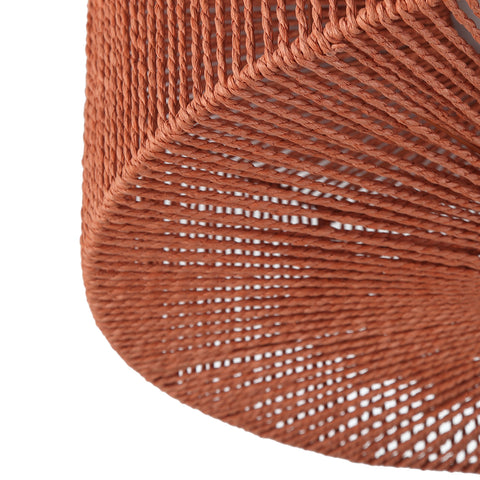Braided Loftlampe Ø60 Earth Red