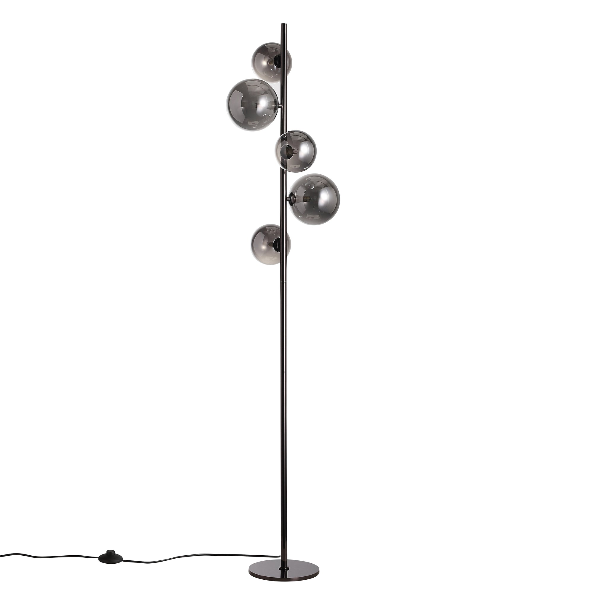 Valencia Gulvlampe Titanium/Smoke-Nordic Seasons-OutletLamper.dk