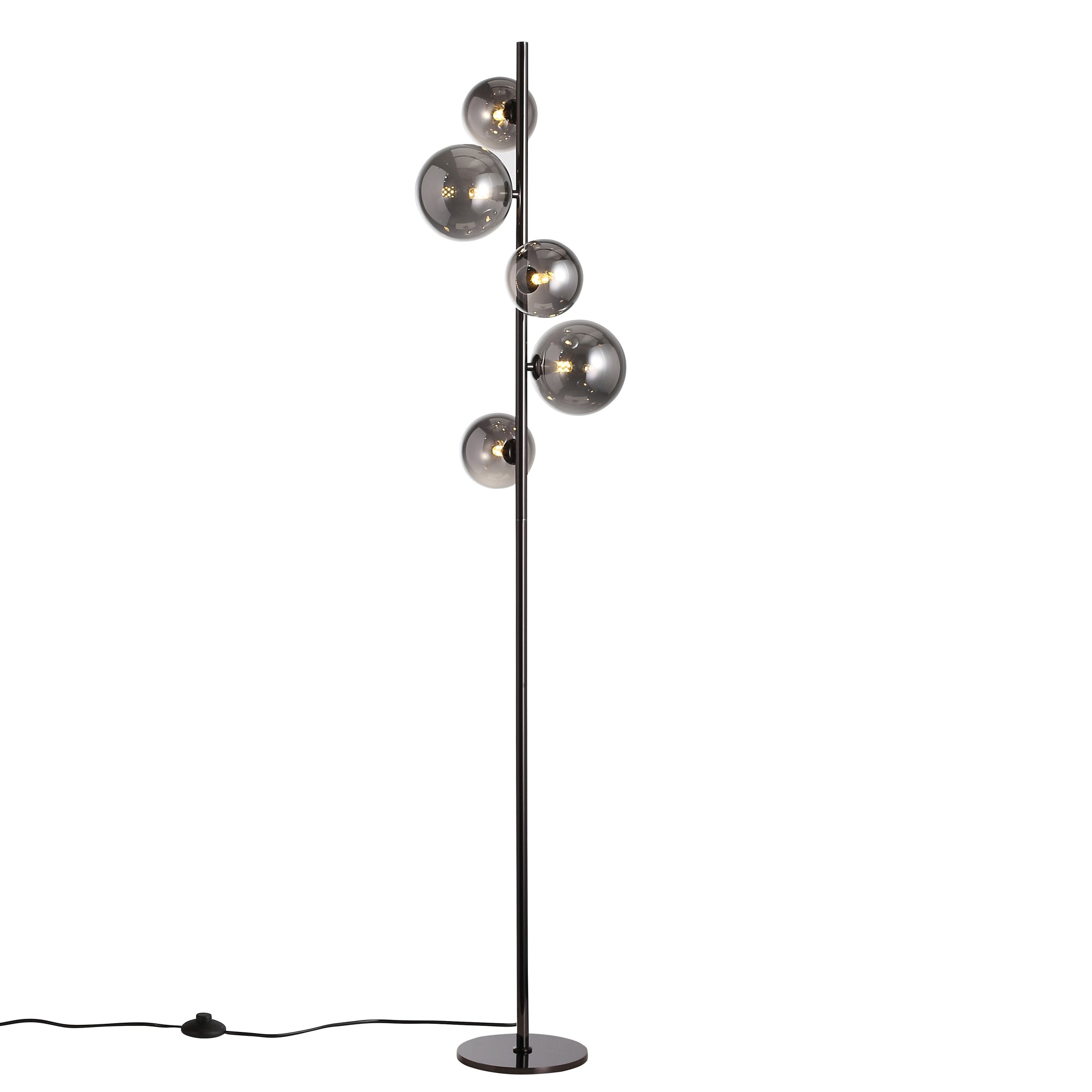 Valencia Gulvlampe Titanium/Smoke-Nordic Seasons-OutletLamper.dk