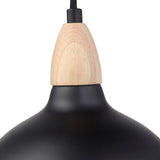 Oak Pendel Ø19 Lyst Træ/Sort-Nordic Seasons-OutletLamper.dk