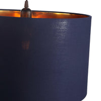 Drum Pendel Ø40 Blå/Messing-ShadesbyCPH-OutletLamper.dk