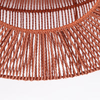 Braided Loftlampe Ø46 Earth Red