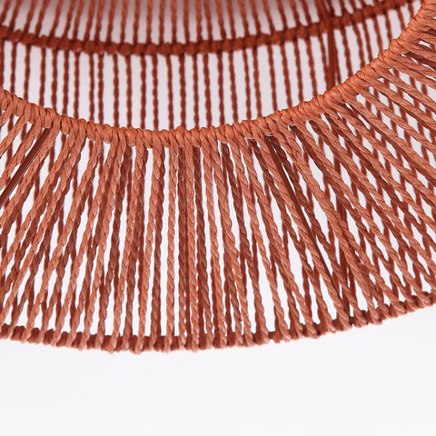 Braided Loftlampe Ø46 Earth Red