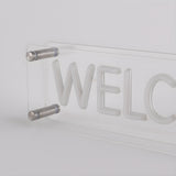 Welcome LED Neon Box Bordlampe-Lightish-OutletLamper.dk