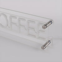 Coffee LED Neon Box Bordlampe-Lightish-OutletLamper.dk