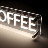 Coffee LED Neon Box Bordlampe-Lightish-OutletLamper.dk