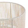 Braided Bordlampe Raw White