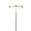 Bologna Mini LED Trådløs Bordlampe Sølv