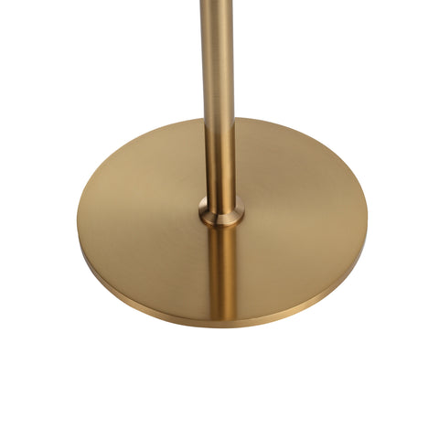 Trento Gulvlampe Messing/Amber