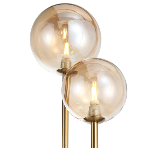 Bubbles Gulvlampe Amber