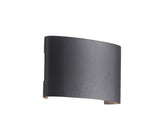 Ortelo 4W 12cm Væglampe Sort