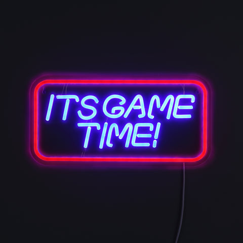 Its Game Time Neon Væglampe