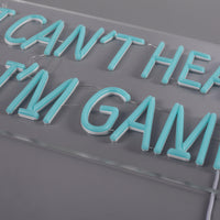 I Cant Hear You Im Gaming Neon Væglampe-Lightish-OutletLamper.dk
