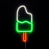 Ice Cream Neon Væglampe Grøn/Hvid