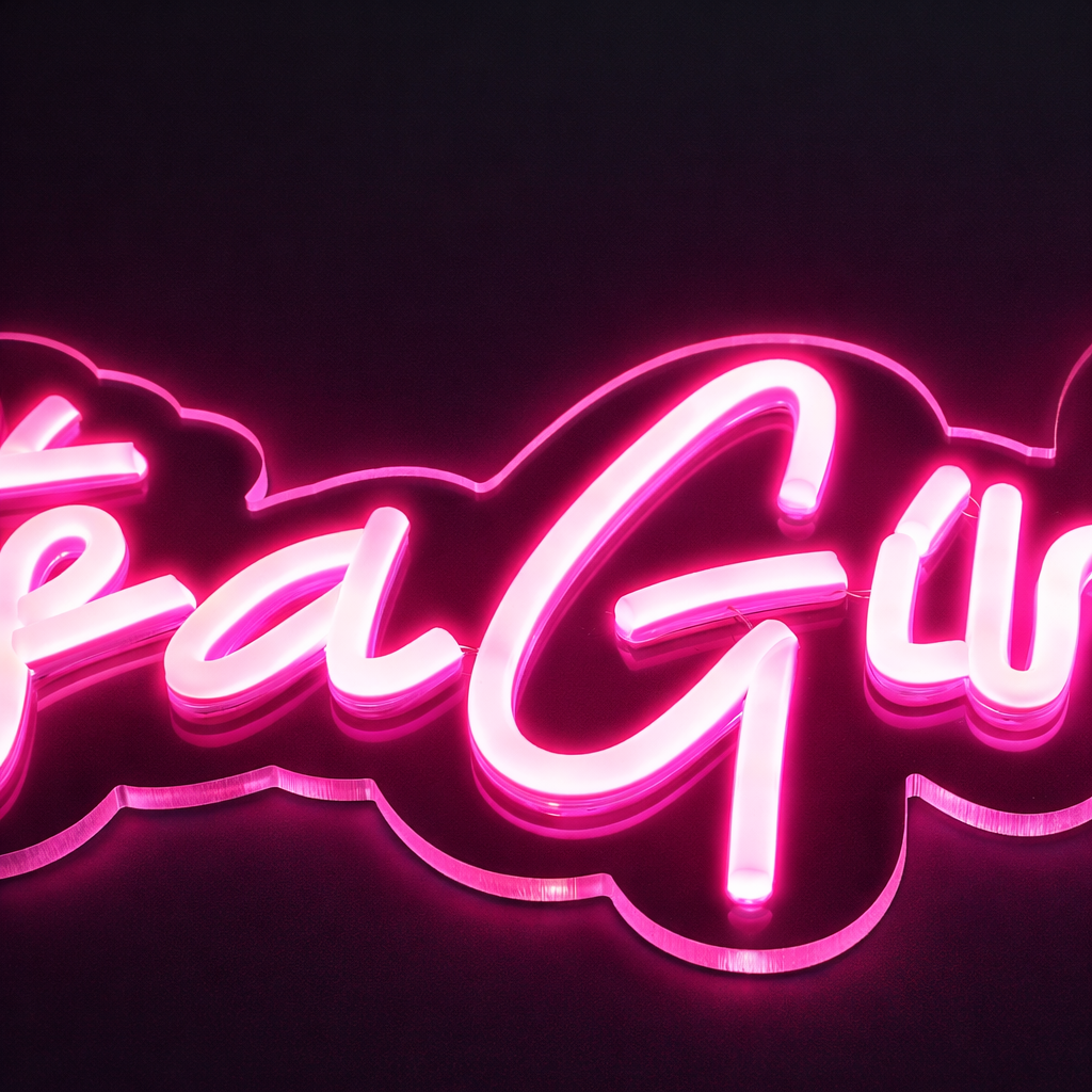 Its a Girl Neon Væglampe