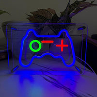 Joystick LED Neon Box Bordlampe-Lightish-OutletLamper.dk