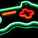 Joystick Neon Væglampe Grøn