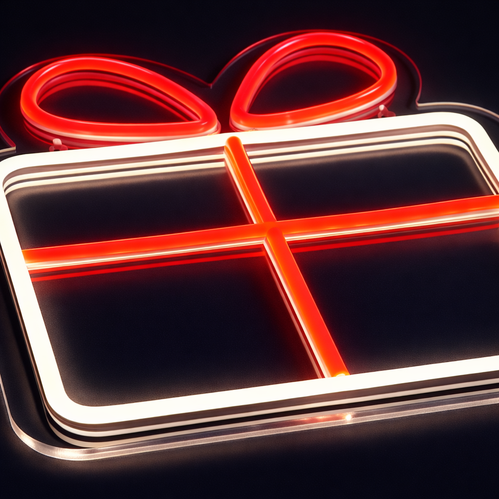 Christmas Gift Neon Væglampe