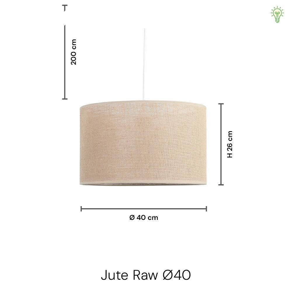 Jute Raw Pendel Ø40