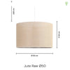 Jute Raw Pendel Ø50
