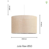 Jute Raw Pendel Ø50