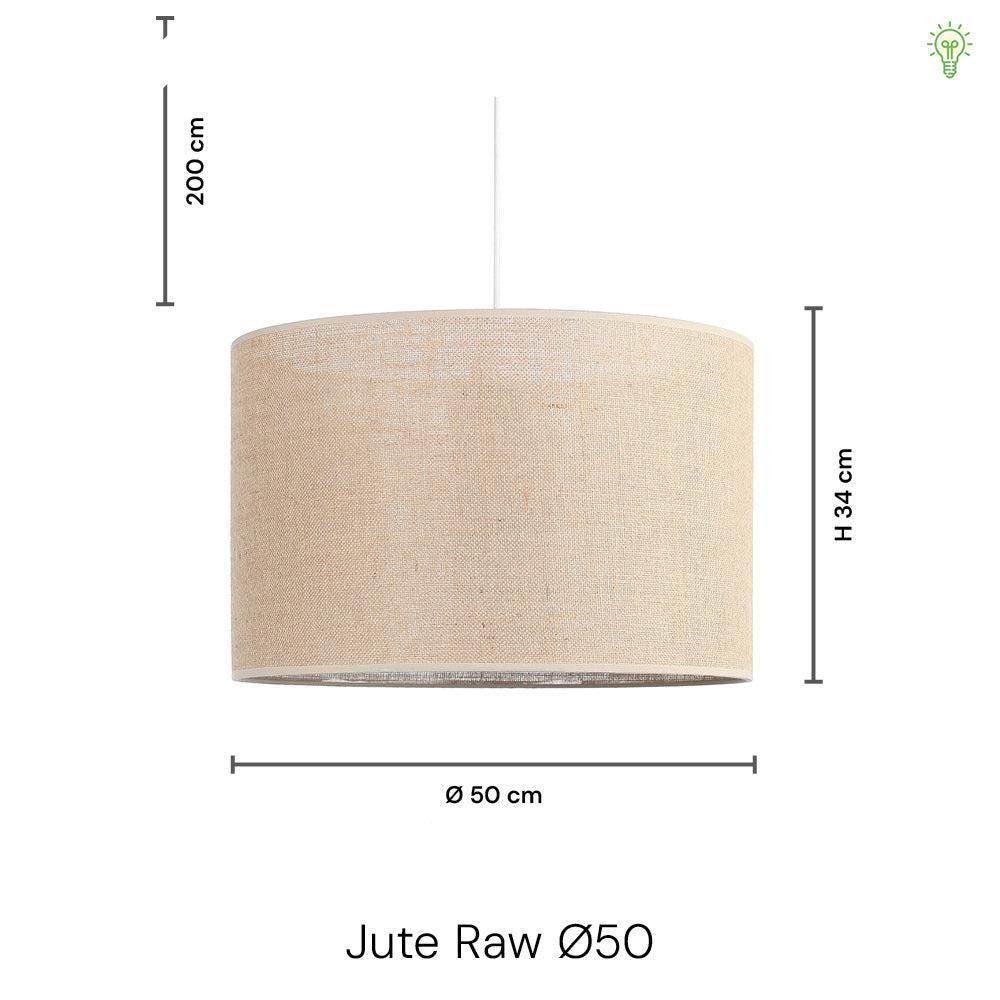 Jute Raw Pendel Ø50