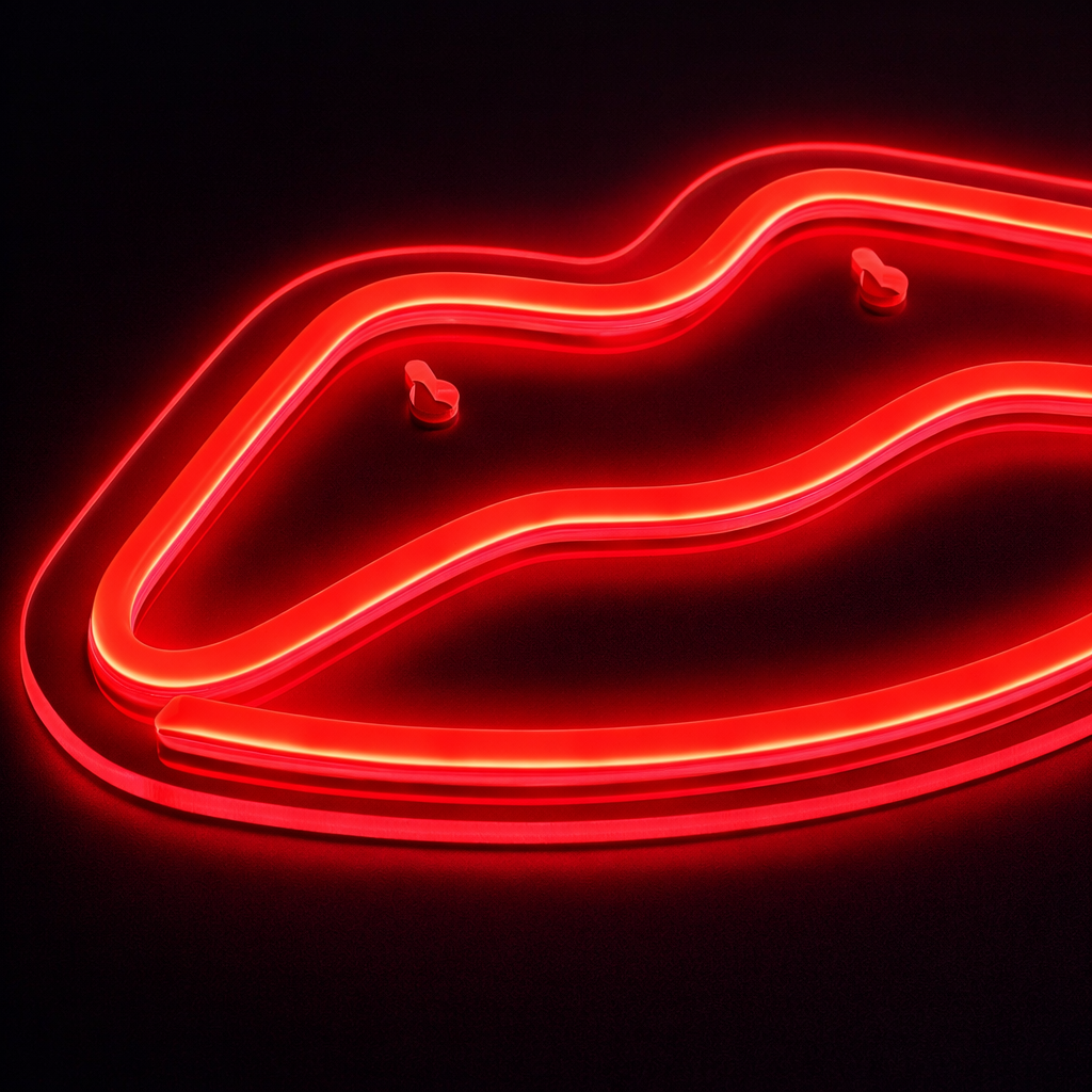 Kiss Neon Væglampe