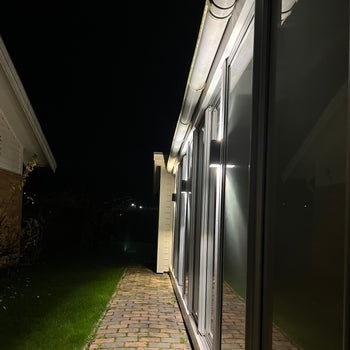LED Væglampe H16 6W Sort