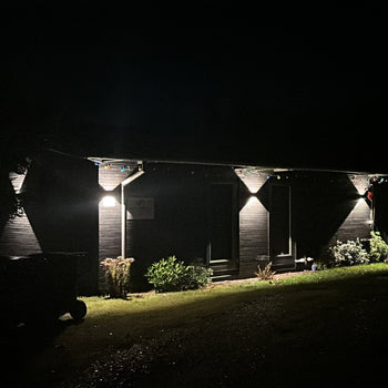 LED Væglampe XL 20W Udendørs Sort