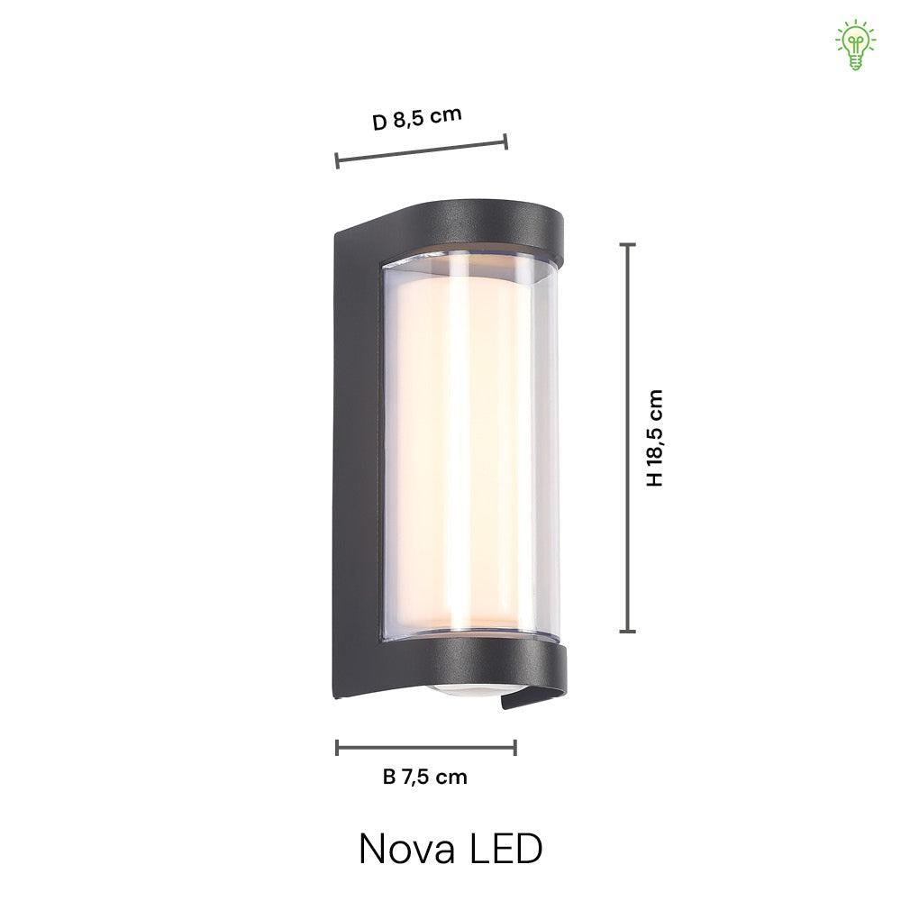 Nova 12W LED Udendørs Væglampe-Nordics Pro-OutletLamper.dk