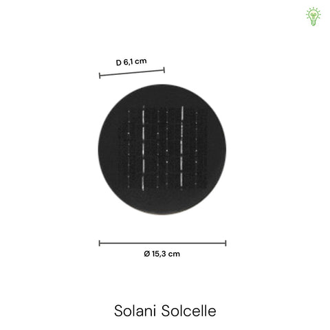 Solani Solcelle Væglampe